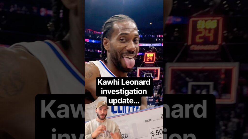 NBA and Kawhi Leonard Investigation Update #nba #news (AI was used to generate visuals for story )
