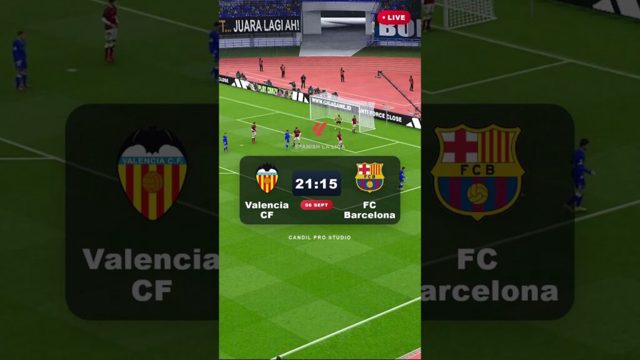 Valencia CF vs FC Barcelona Live Coverage, Team News & Match Details