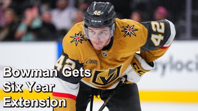 Vegas Extends Bowman, Reilly Returns to Canes, Fiala Out Awhile Longer