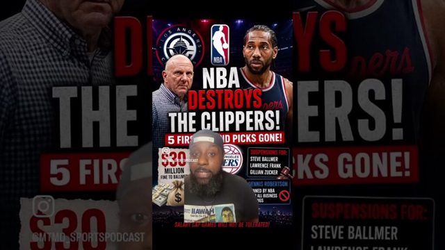 NBA DROPS THE HAMMER ON THE CLIPPERS! #nba #nbanews #clippers #kawhileonard #steveballmer