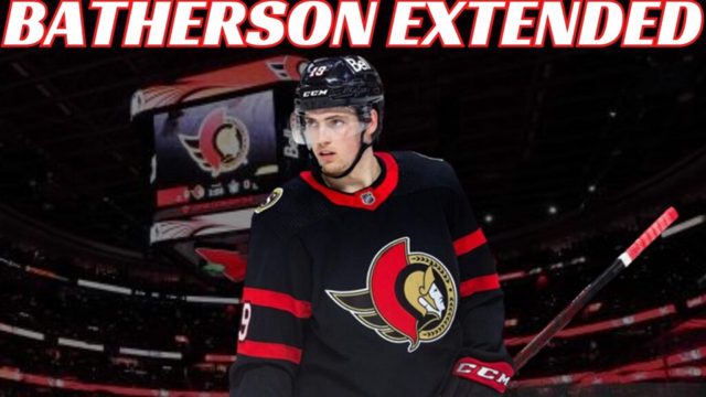 Breaking News: Senators Sign Drake Batherson To 8 Year Extension