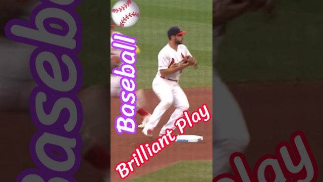 Brilliant Play! Baseball #shorts #shortsfeed #sports #news #us #uk #europe # #baseballlifestyle