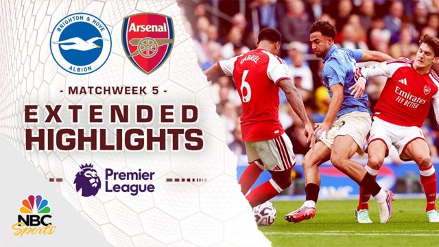 Brighton v. Arsenal | PREMIER LEAGUE HIGHLIGHTS | 9/19/2026 | NBC Sports