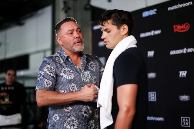 Ryan Garcia says ‘nobody wanted’ Oscar De La Hoya at Conor Benn fight, disappointed he stayed away