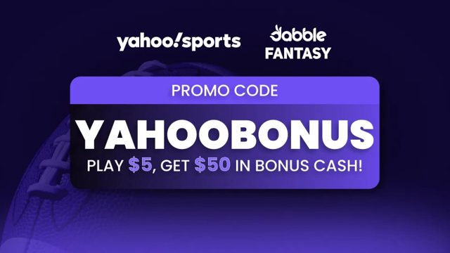 Dabble Promo Code YAHOOBONUS: $50 Bonus for Giants vs. Rams on Monday Night Football
