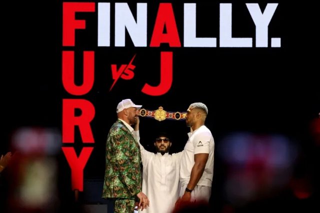 Fury, Joshua kick off ‘battle of Britain’ in good spirits