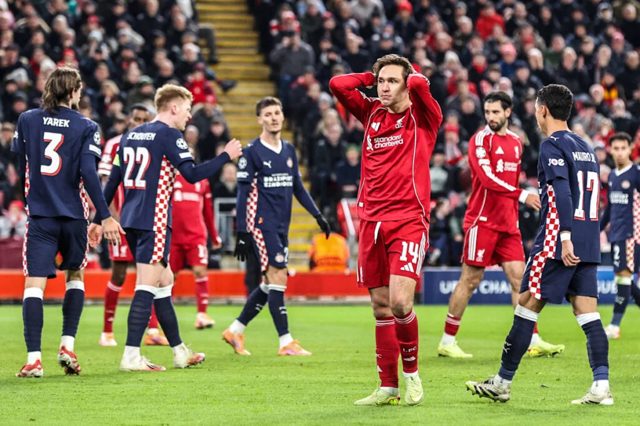 Two Stars Omitted From Liverpool Champions League Squad