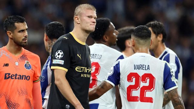 Champions League: Haaland puts Man City in front at Porto, Real Madrid 2-0 up