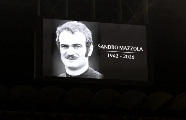 Funeral held for Sandro Mazzola, as legendary Inter and Italy forward dies at 83