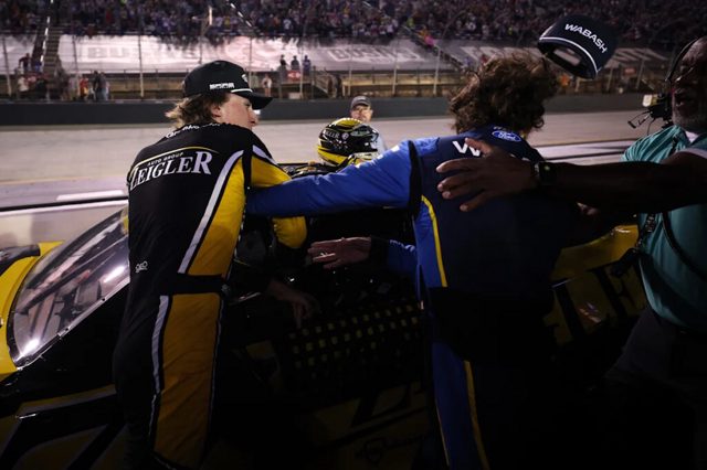 NASCAR fans react to the Carson Hocevar vs Ryan Blaney fight
