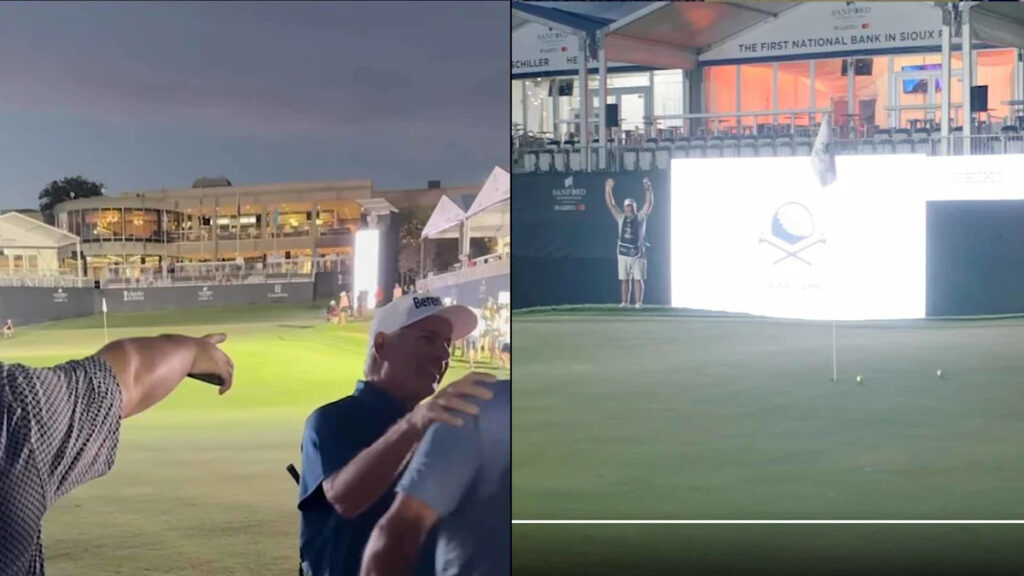 Fred Couples’ coolest shot ever? He might’ve just hit it
