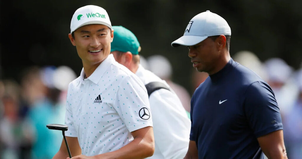 Haotong Li shares how Tiger Woods treated him when they first played together at The Masters