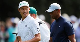 Haotong Li shares how Tiger Woods treated him when they first played together at The Masters