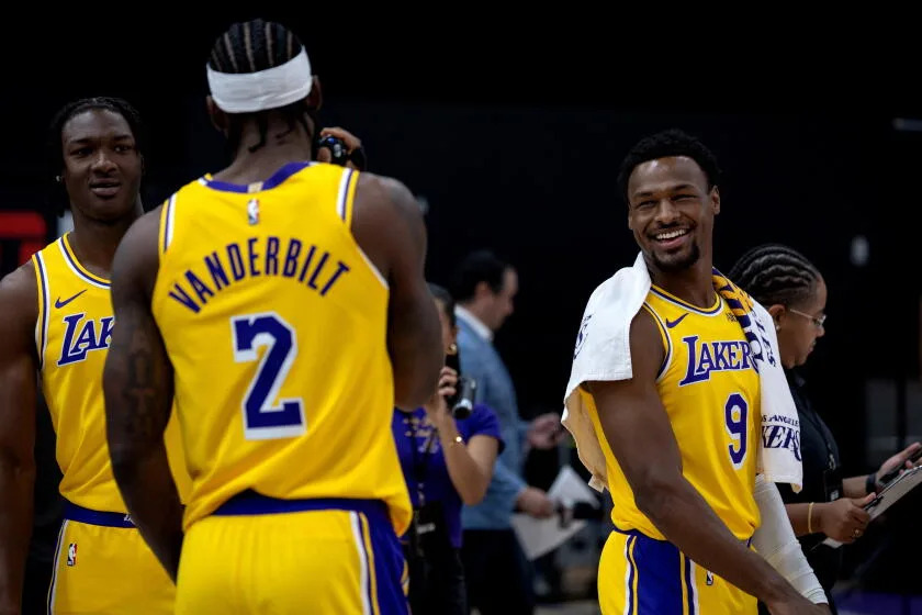 ‘This is a meritocracy’: Lakers open training camp with mandate of competition