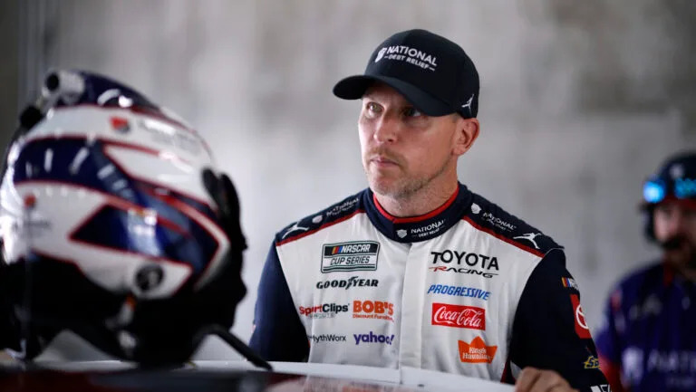 Why Denny Hamlin Isn’t Conceding The Title To Kyle Larson