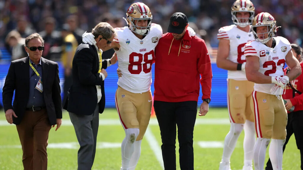 49ers tight end Jake Tonges suffers MCL injury, Kyle Shanahan says “it wasn’t good”