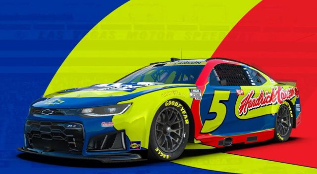 Kyle Busch Tributes Continue With Kyle Larson Las Vegas Scheme