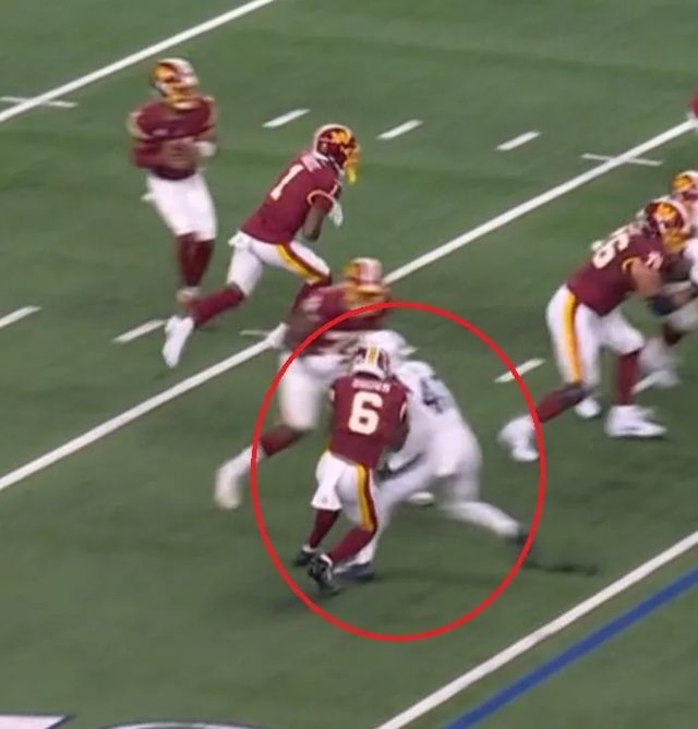 Von Miller laughs about being decleated by WR Dyami Brown: All aTwitter