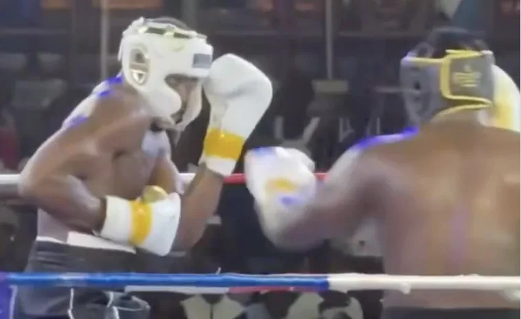Video: NBA star Jaylen Brown competes in last-minute boxing match in Nigeria