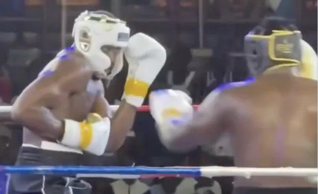 Video: NBA star Jaylen Brown competes in last-minute boxing match in Nigeria