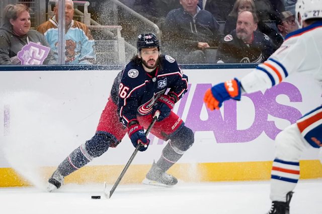 Kirill Marchenko dodges questions about future with Columbus Blue Jackets