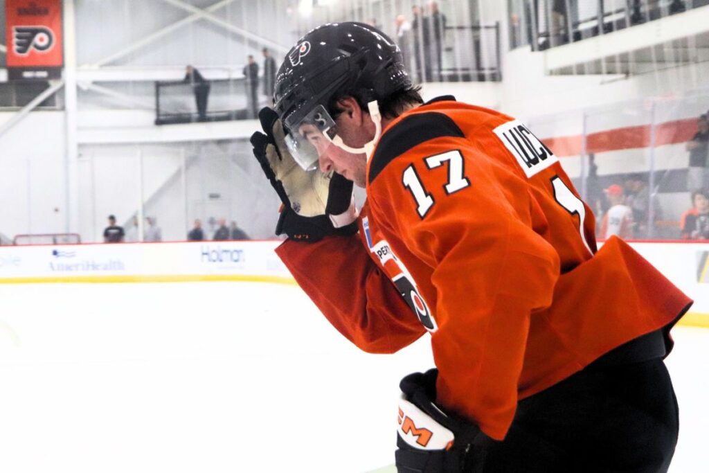 Jett Luchanko Remains In Flyers Camp; Making A Case For NHL Roster Spot