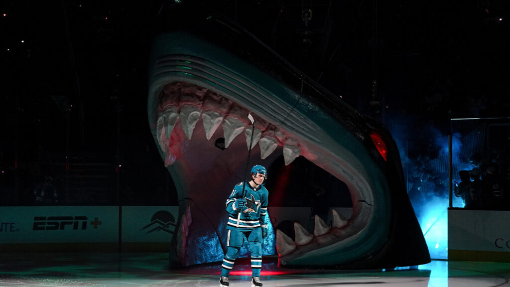 Celebrini’s ‘amazing’ NHL debut provides Sharks silver lining in loss