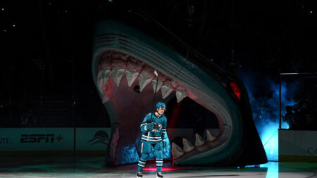 Celebrini’s ‘amazing’ NHL debut provides Sharks silver lining in loss