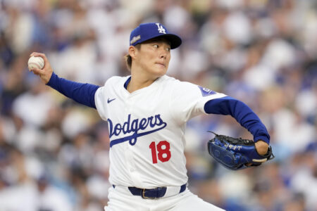 MLB playoffs: Yoshinobu Yamamoto delivers biggest start of his career as Dodgers advance to NLCS