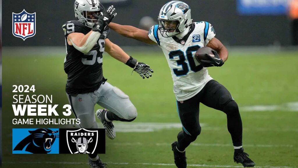 Carolina Panthers vs. Las Vegas Raiders Game Highlights | NFL 2024 Season Week 3