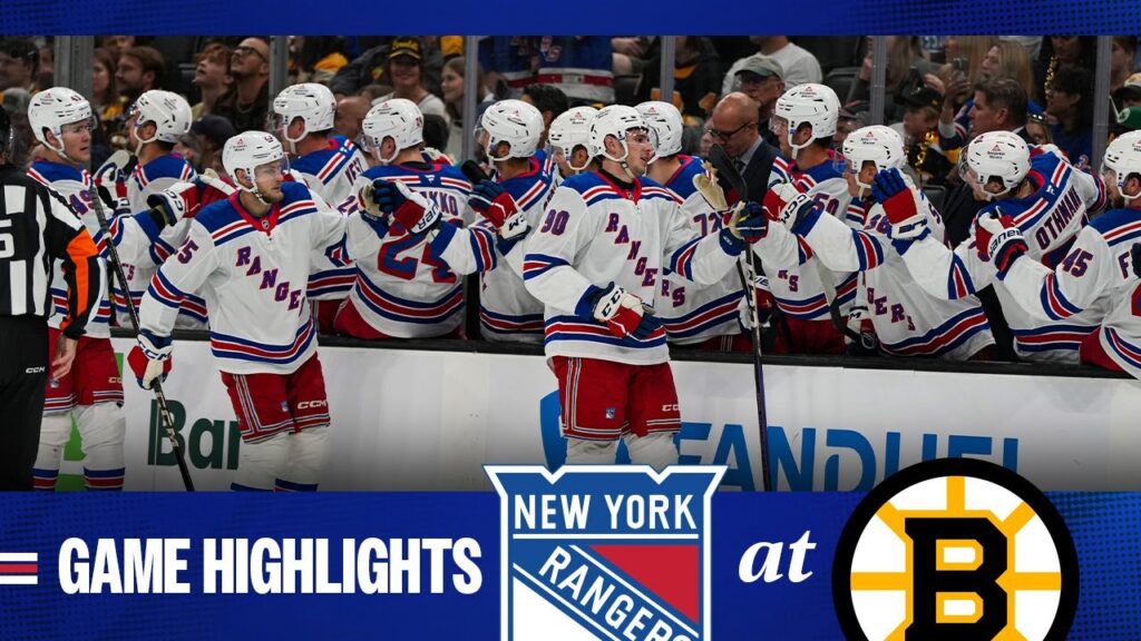 GAME HIGHLIGHTS | 2024-25 Preseason: New York Rangers at Boston Bruins (9/22/24)