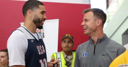 Video: Duke HC Jon Scheyer Says He Beat Jayson Tatum in 1-on-1 Last Time They Played