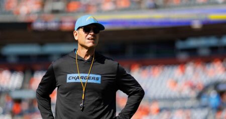 Chargers’ Jim Harbaugh: My Cardiologist Says I Have ‘The Heart of an Athlete’