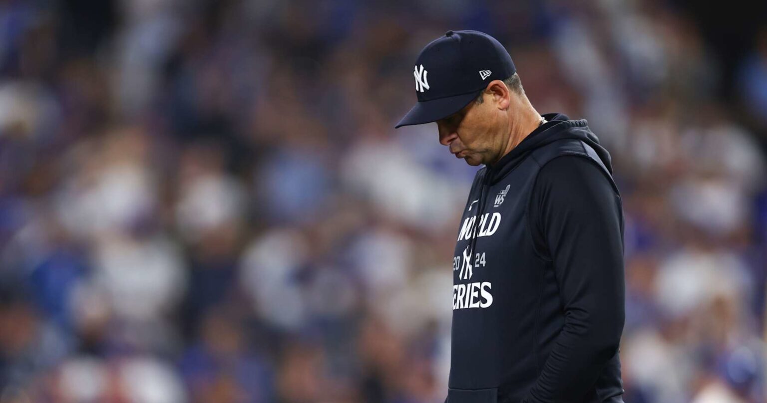 Aaron Boone Criticized By MLB Fans as Judge, Yankees Lose World Series G1 vs. Dodgers