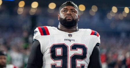 Patriots’ Davon Godchaux Says Aaron Rodgers ‘Don’t Look the Same’ After Jets’ Loss