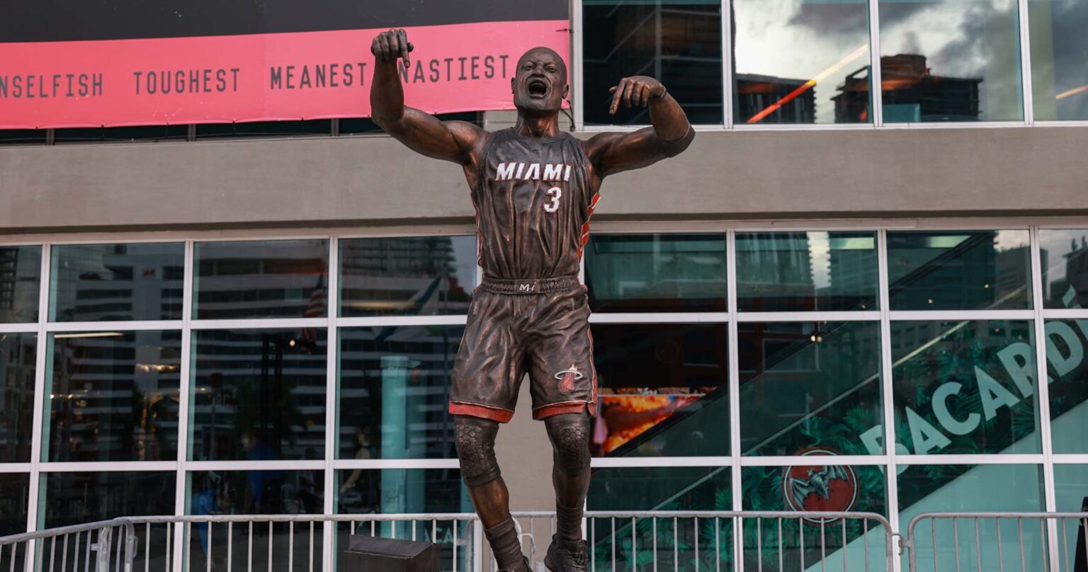 Dwyane Wade’s Statue Artist on Criticism: ‘I Don’t Think Anybody Else Can Do Better’