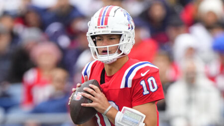 Watch Patriots celebrate Maye’s first TD in behind-the-scenes video