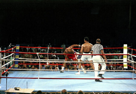 AP PHOTOS: Ali’s upset victory over Foreman in “The Rumble in the Jungle” echoes 50 years later