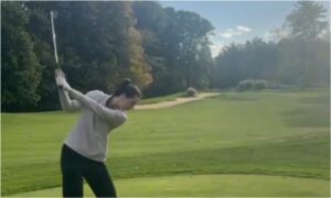 Caitlin Clark shares TikTok video nearly sinking hole-in-one on her first try