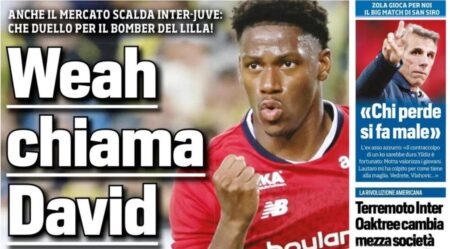 Today’s Papers – Bologna-Milan chaos, Weah calls David