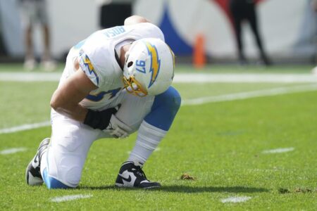 Chargers’ Joey Bosa is questionable to return from injury but he has another opinion