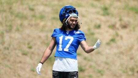 Rams WR Puka Nacua limited in his return to practice