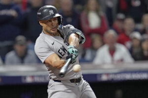 World Series 2024: Giancarlo Stanton, playing in his first Fall Classic with the Yankees, can still impact the baseball with more force than anyone else