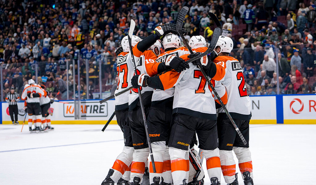 Two NHL debuts and Flyers win another season opener, this one in shootout