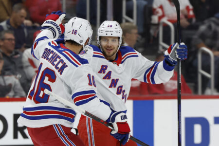 Artemi Panarin Records Hat Trick In Rangers’ Dominant Win Over Red Wings