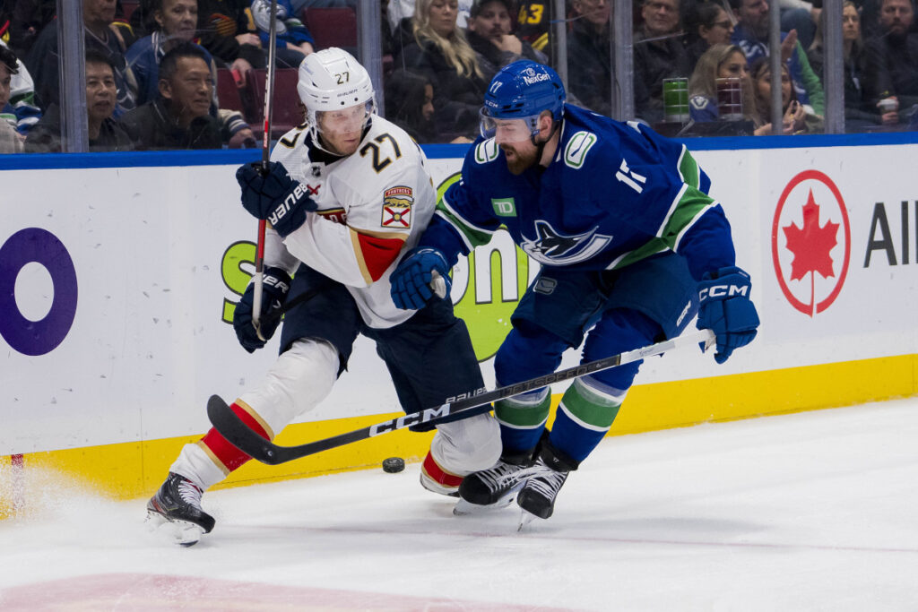 Panthers aim for third straight win without Barkov, Tkachuk as Canucks arrive in Sunrise