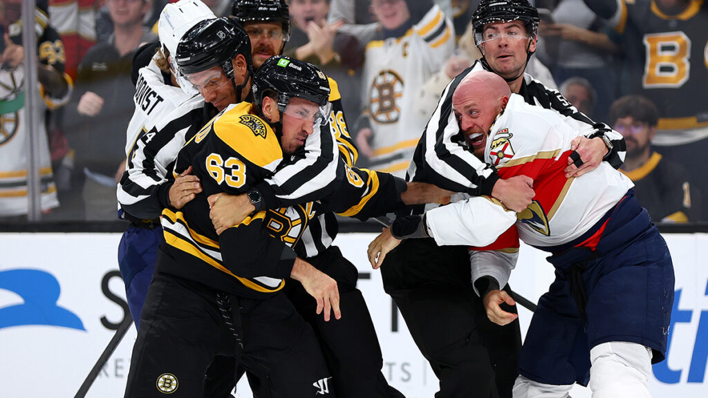 Bruins-Panthers bad blood resurfaces in fight-filled first period