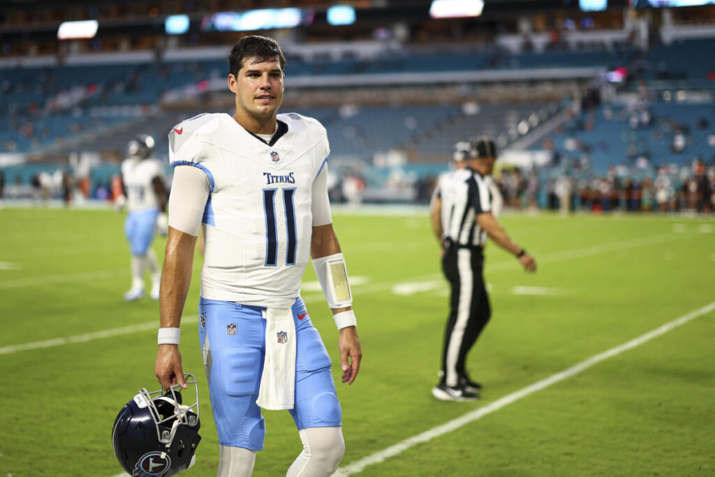 Titans QB Mason Rudolph to start against Bills as Will Levis recovers from shoulder injury