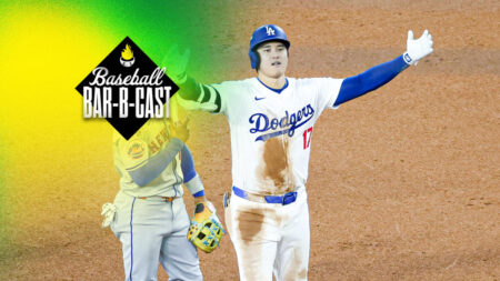 Dodgers blank Mets in NLCS opener, Yankees-Guardians ALCS preview | Baseball Bar-B-Cast