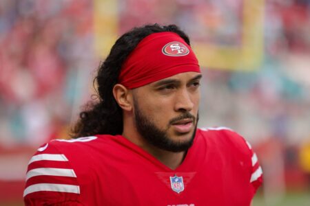 Hufanga plans to play with cast upon 49ers return, per agent